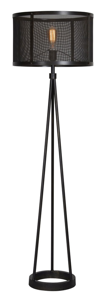 Renwil Inc-LPF582-Livingstone - One Light Large Floor Lamp   Black Finish