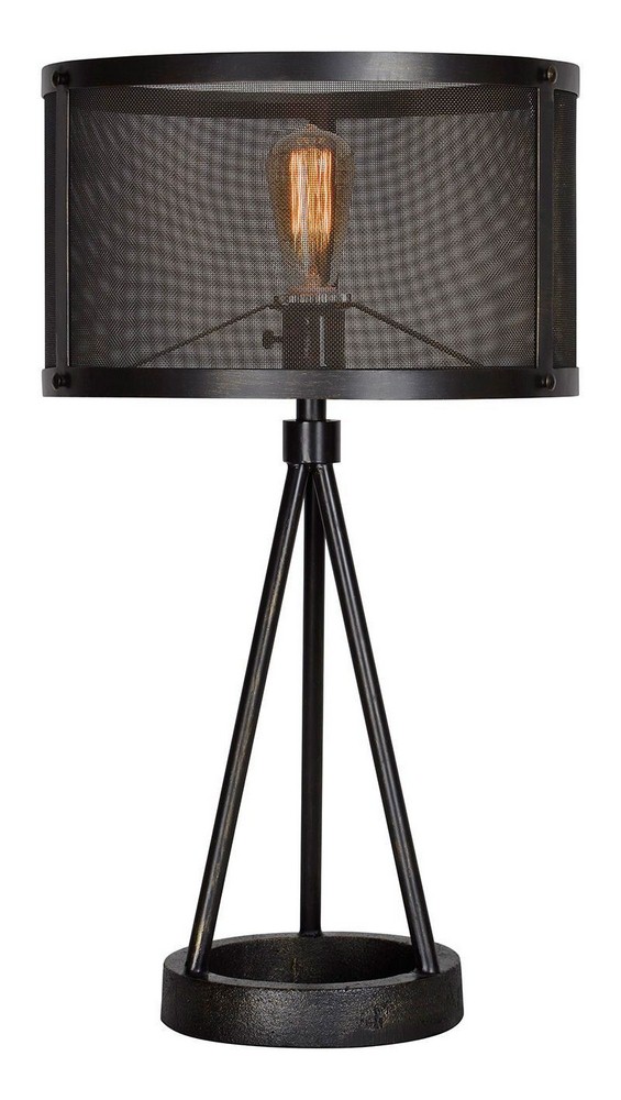 Renwil Inc-LPT594-Livingstone - One Light Small Table Lamp   Black Finish