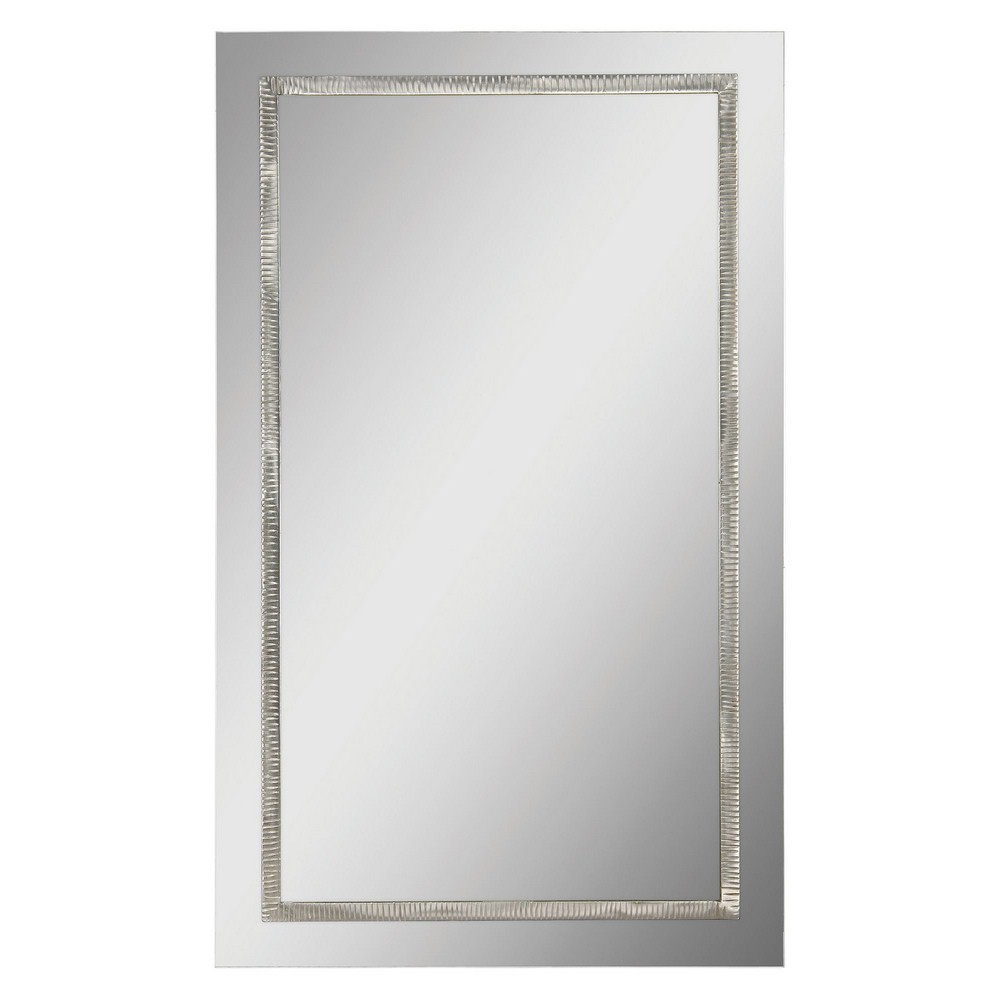 Renwil Inc-MT1123-Stanton - 40 Inch Portrait Mirror   Satin Nickel Finish