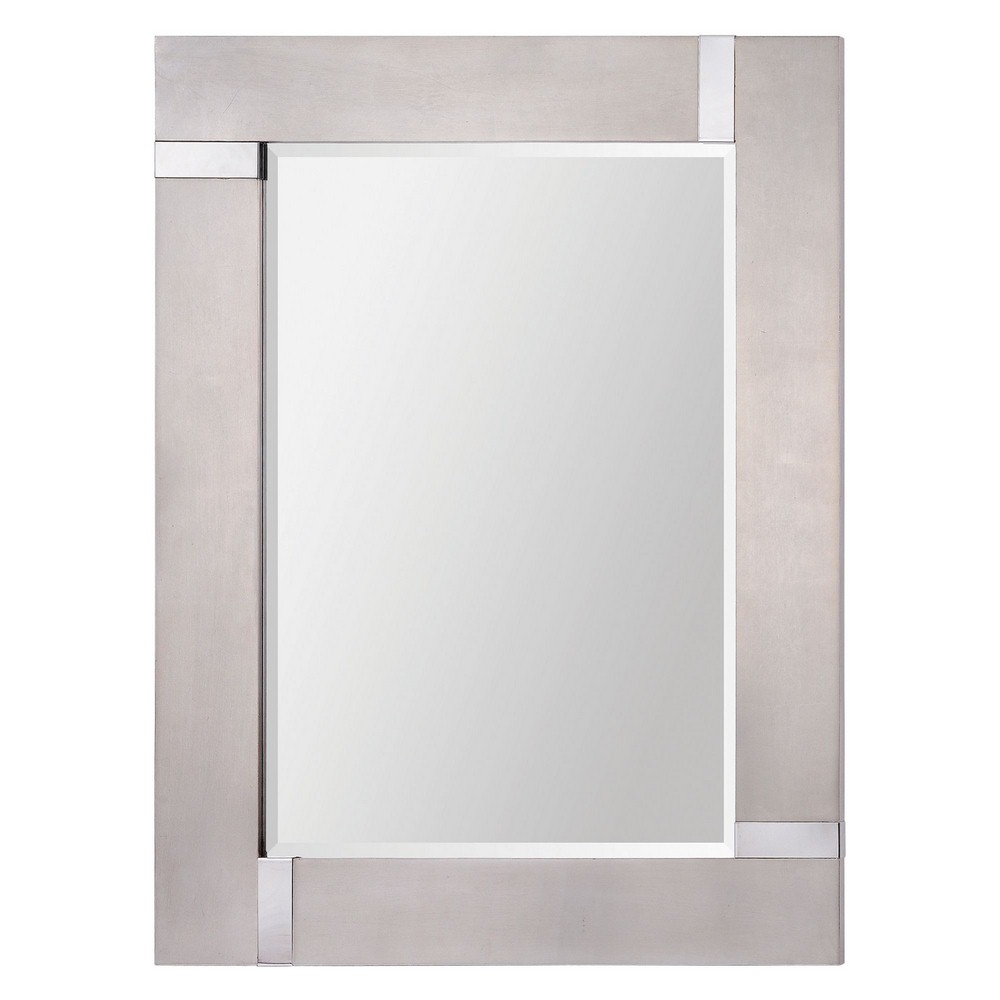 Renwil Inc-MT1318-Capiz - 40 Inch Mirror   Clear Finish