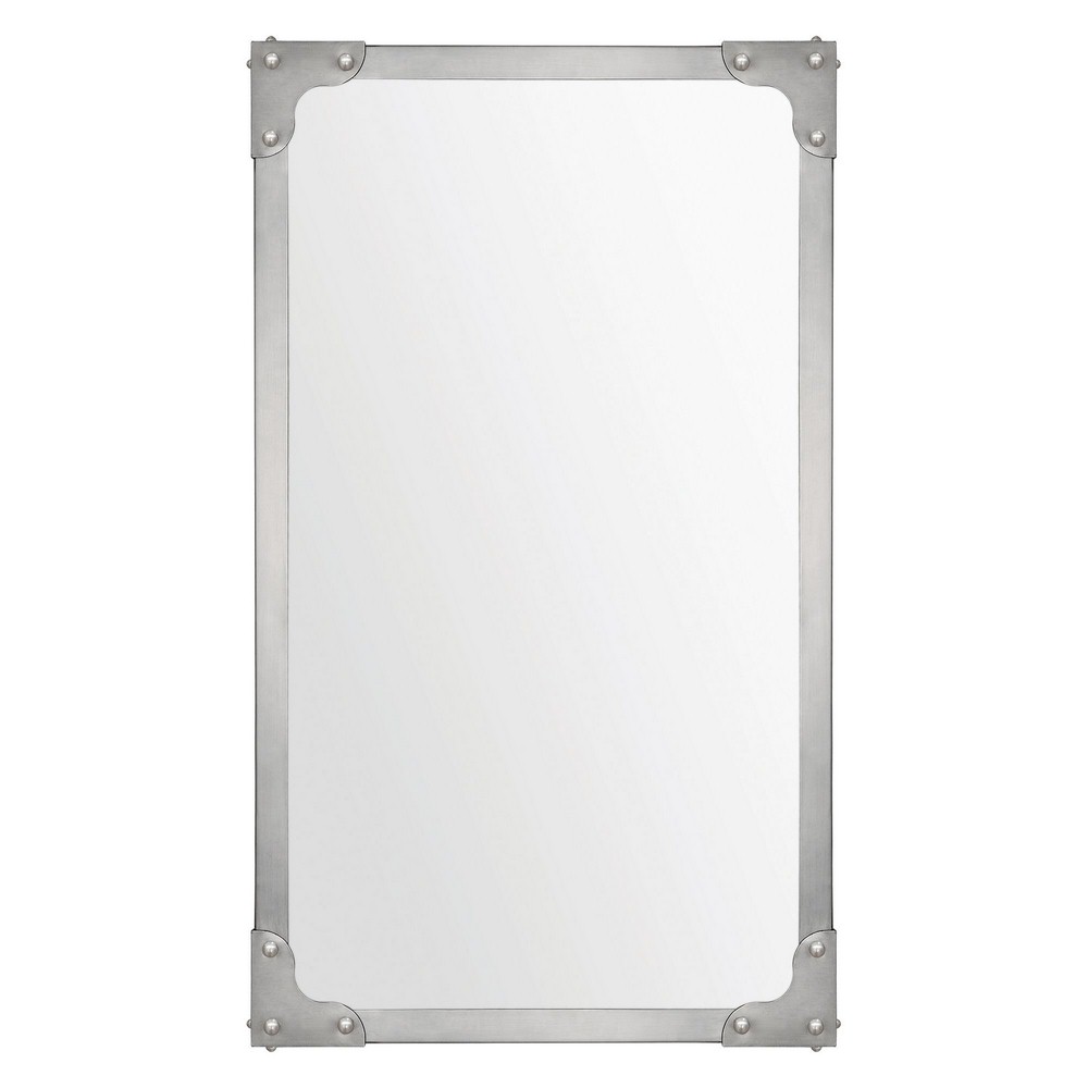 Renwil Inc-MT1351-Tia - 40 Inch Medium Rectangular Mirror   Satin Nickel Finish