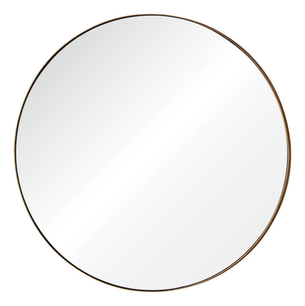 Renwil Inc-MT1562-Oryx - 29.5 Inch Round Large Mirror   Champagne Finish