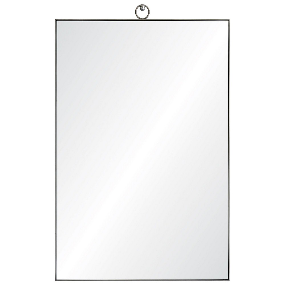 Renwil Inc-MT1855-Eastwick - 38 Inch Rectangular Mirror   Stainless Steel Finish