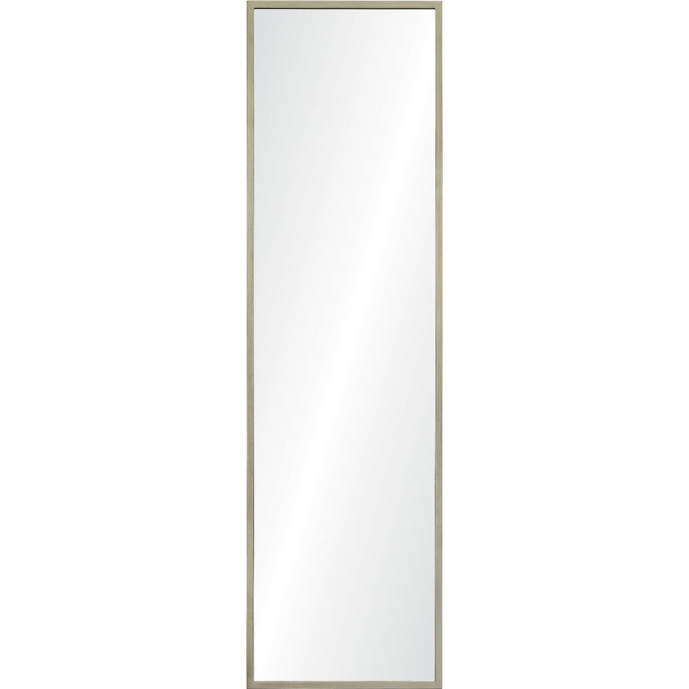 Renwil Inc-MT2208-Ingrave - 70 Inch Rectangular Mirror   Mirror/Sliver Leaf Scratch Champagne Finish