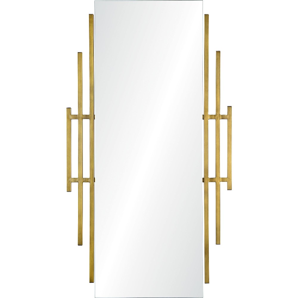 Renwil Inc-MT2320-Abi - 53.25 Inch Irregular Mirror   Mirror/Antique Brass Painted Finish