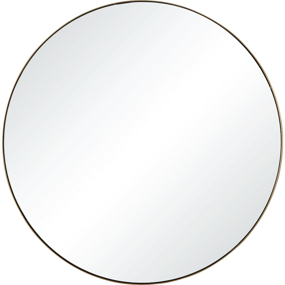 Renwil Inc-MT2331-Witham - 24 Inch Round Mirror   Silver/Gold Paint Finish