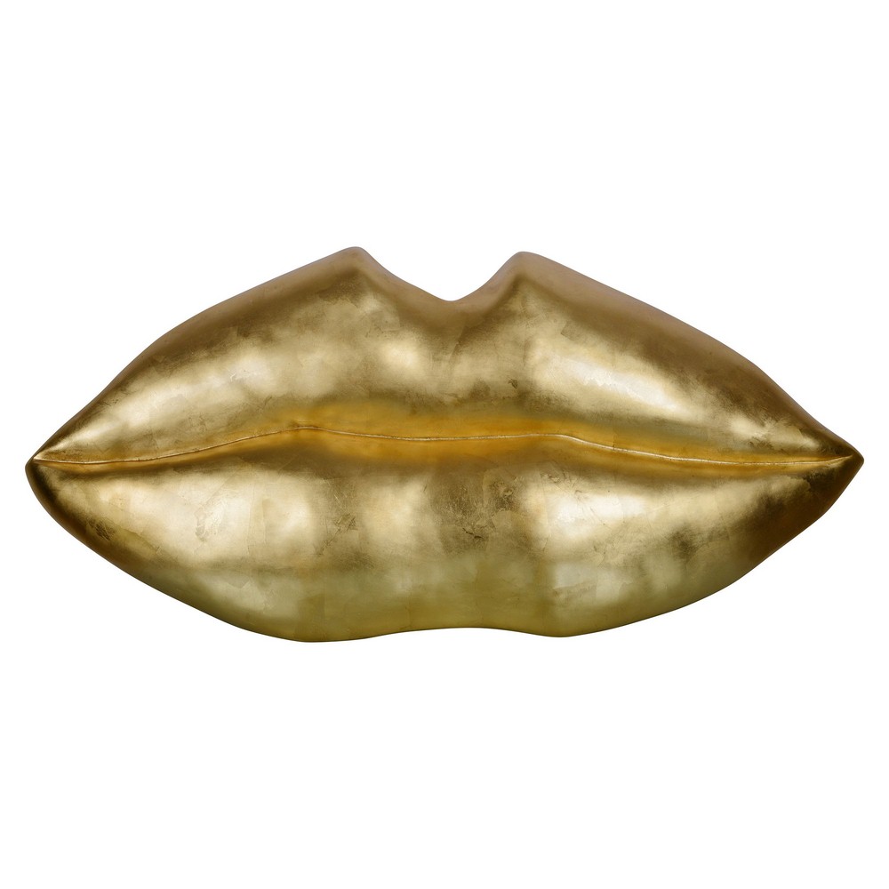 Renwil Inc-W6328-Kiss Kiss - 49 Inch Medium Decorative Wall Art   Gold Finish