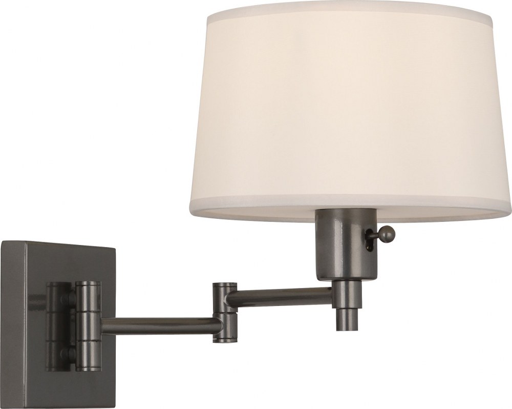 Robert Abbey Lighting-1826-Real Simple 1-Light Wall Swinger 4.625 Inches Wide and 11 Inches Tall   Real Simple 1-Light Wall Swinger 4.625 Inches Wide and 11 Inches Tall