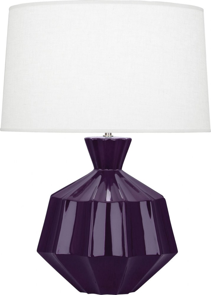 Robert Abbey Lighting-AM999-Orion 1-Light Table Lamp 13.625 Inches Wide and 27 Inches Tall Amethyst  Amethyst Finish