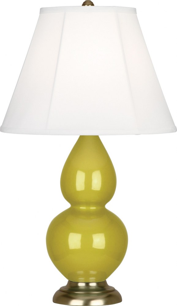 Robert Abbey Lighting-CI10-Small Double Gourd - 1 Light Accent Lamp-22.75 Inches Tall and 6 Inches Wide Citron Antique Natural Brass Small Double Gourd - 1 Light Accent Lamp-22.75 Inches Tall and 6 In