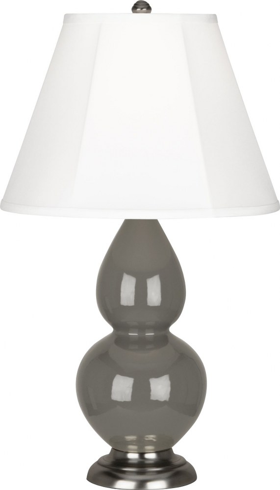 Robert Abbey Lighting-CR12-Small Double Gourd - 1 Light Accent Lamp-22.75 Inches Tall and 6 Inches Wide Ash Antique Silver Small Double Gourd - 1 Light Accent Lamp-22.75 Inches Tall and 6 Inches Wide