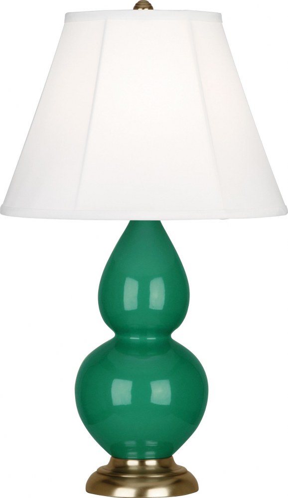 Robert Abbey Lighting-EG10-Small Double Gourd - 1 Light Accent Lamp-22.75 Inches Tall and 6 Inches Wide Emerald Green Antique Brass Small Double Gourd - 1 Light Accent Lamp-22.75 Inches Tall and 6 Inc