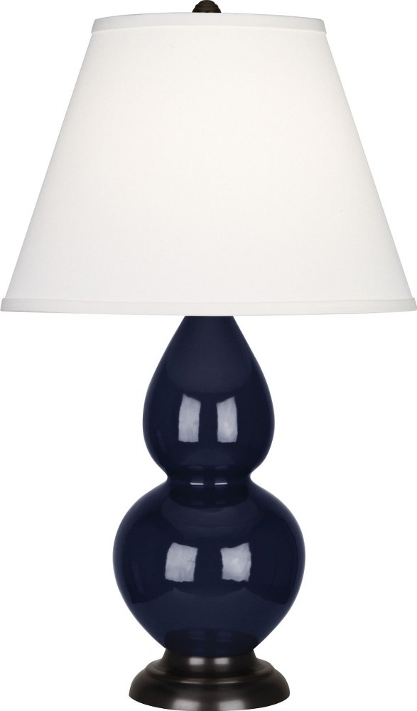 Robert Abbey Lighting-MB11X-Small Double Gourd - 1 Light Accent Lamp-22.75 Inches Tall and 6 Inches Wide Midnight Blue Deep Patina Bronze Small Double Gourd - 1 Light Accent Lamp-22.75 Inches Tall and