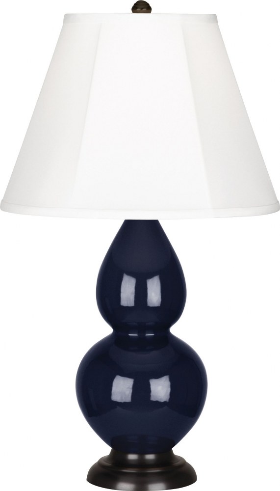 Robert Abbey Lighting-MB11-Small Double Gourd - 1 Light Accent Lamp-22.75 Inches Tall and 6 Inches Wide Midnight Blue Deep Patina Bronze Small Double Gourd - 1 Light Accent Lamp-22.75 Inches Tall and 