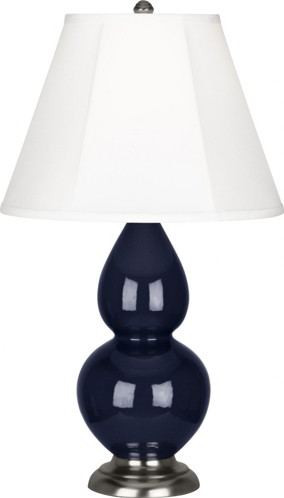 Robert Abbey Lighting-MB12-Small Double Gourd - 1 Light Accent Lamp-22.75 Inches Tall and 6 Inches Wide Midnight Blue Antique Silver Small Double Gourd - 1 Light Accent Lamp-22.75 Inches Tall and 6 In