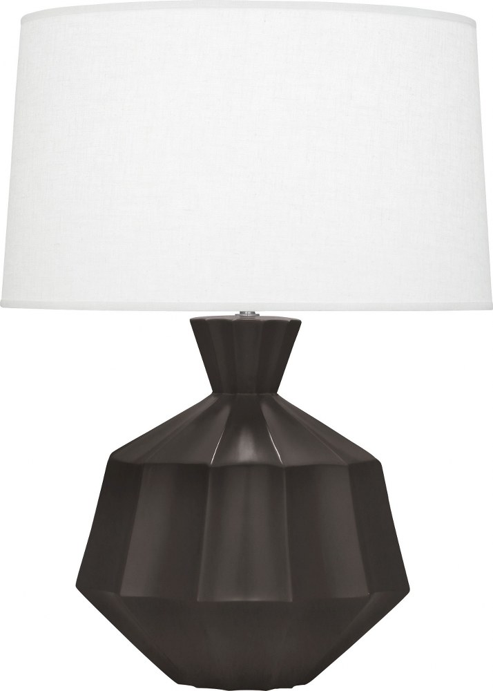 Robert Abbey Lighting-MCF17-Orion 1-Light Table Lamp 13.625 Inches Wide and 27 Inches Tall Matte Coffee  Amethyst Finish