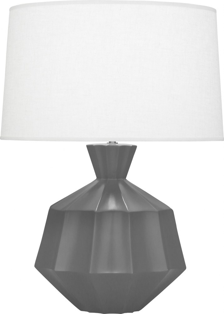 Robert Abbey Lighting-MCR17-Orion 1-Light Table Lamp 13.625 Inches Wide and 27 Inches Tall Matte Ash  Amethyst Finish