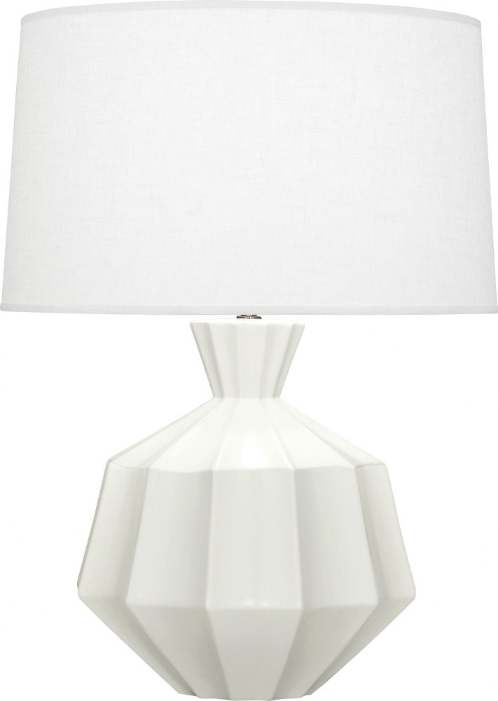 Robert Abbey Lighting-MLY17-Orion 1-Light Table Lamp 13.625 Inches Wide and 27 Inches Tall Matte Lily  Amethyst Finish