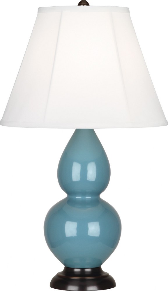 Robert Abbey Lighting-OB11-Small Double Gourd - 1 Light Accent Lamp-22.75 Inches Tall and 6 Inches Wide Steel Blue Deep Patina Bronze Small Double Gourd - 1 Light Accent Lamp-22.75 Inches Tall and 6 I