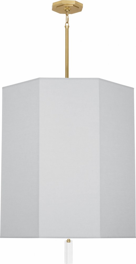 Robert Abbey Lighting-PG202-Kate-Six Light Pendant-23.75 Inches Wide by 29.25 Inches High   Modern Brass Finish