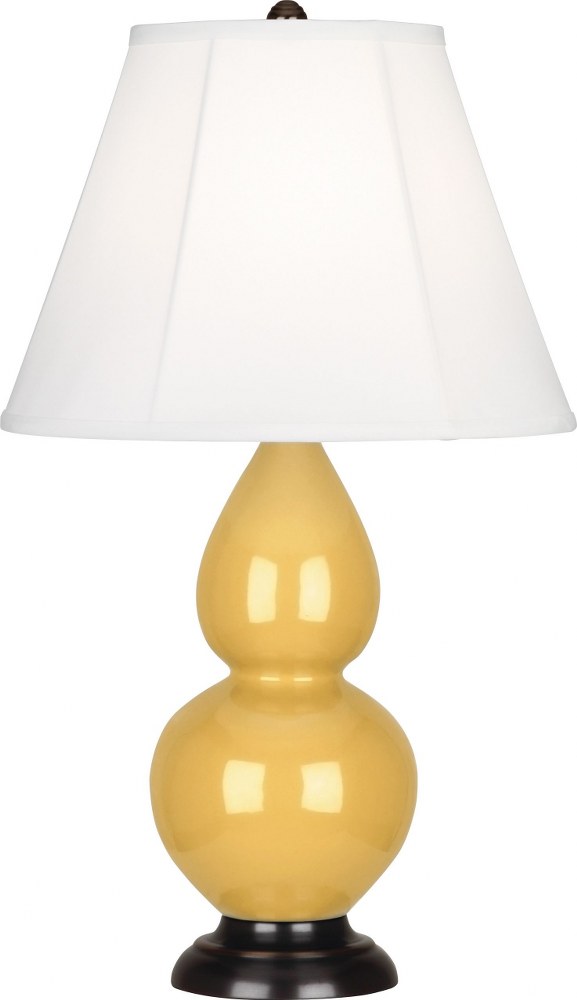 Robert Abbey Lighting-SU11-Small Double Gourd - 1 Light Accent Lamp-22.75 Inches Tall and 6 Inches Wide Sunset Yellow Bronze Small Double Gourd - 1 Light Accent Lamp-22.75 Inches Tall and 6 Inches Wid