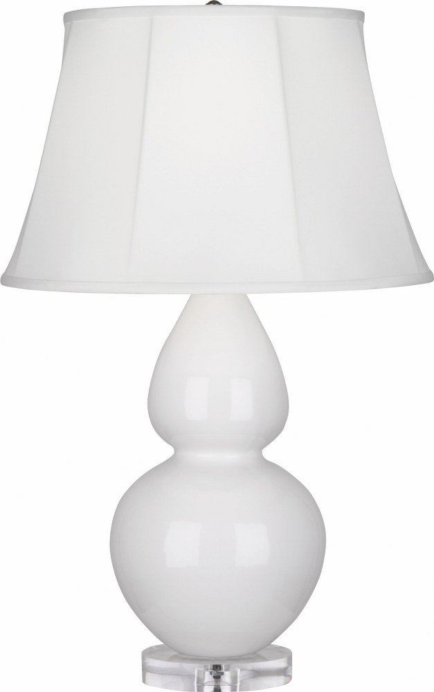 Robert Abbey Lighting-A670-Double Gourd 1-Light Table Lamp 30 Inches Tall Lily Ivory Double Gourd 1-Light Table Lamp 30 Inches Tall