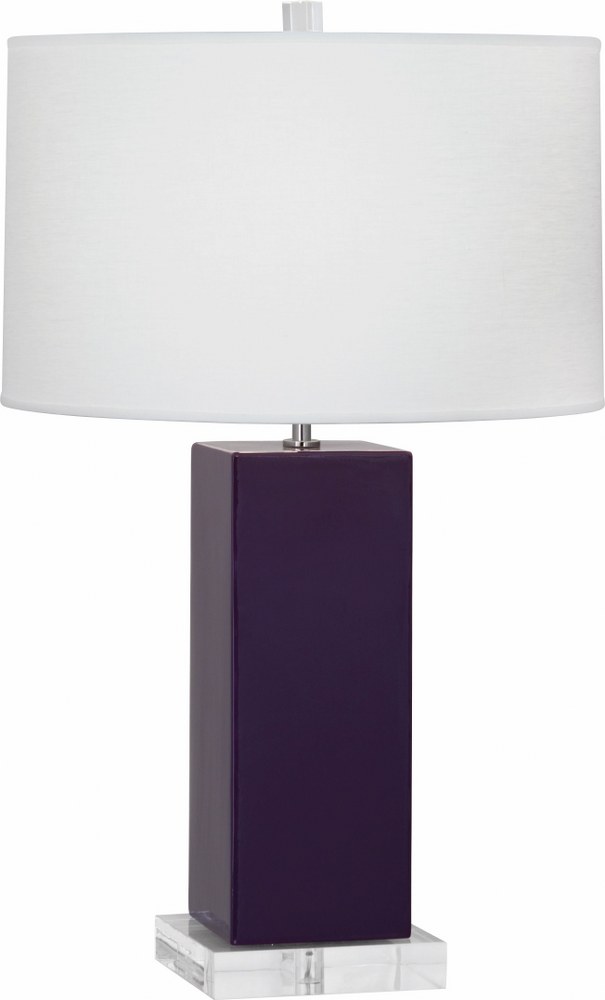 Robert Abbey Lighting-AM995-Harvey 1-Light Table Lamp 6.25 Inches Wide and 33 Inches Tall Amethyst  Harvey 1-Light Table Lamp 6.25 Inches Wide and 33 Inches Tall