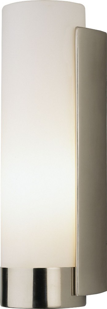 Robert Abbey Lighting-B1310-Tyrone - One Light Wall Sconce Antique Silver Finish with Frosted White Cased Glass
