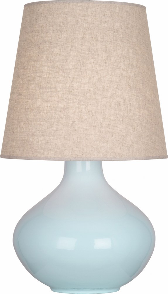 Robert Abbey Lighting-BB991-June 1-Light Table Lamp 15.75 Inches Wide and 30.75 Inches Tall Baby Blue Buff June 1-Light Table Lamp 15.75 Inches Wide and 30.75 Inches Tall