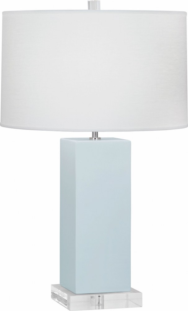 Robert Abbey Lighting-BB995-Harvey 1-Light Table Lamp 6.25 Inches Wide and 33 Inches Tall Baby Blue  Harvey 1-Light Table Lamp 6.25 Inches Wide and 33 Inches Tall