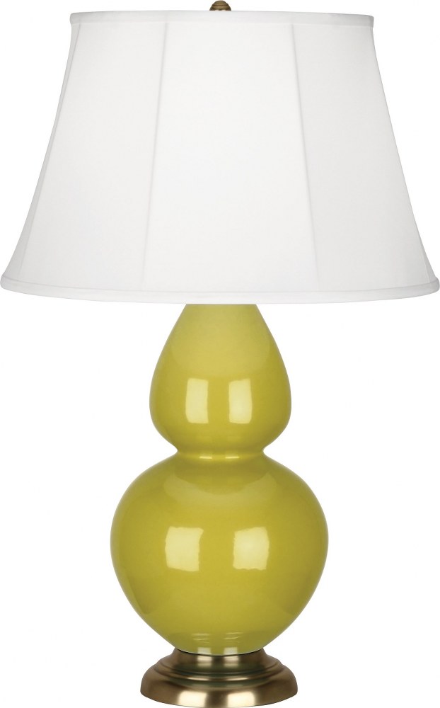 Robert Abbey Lighting-CI20-Double Gourd - 1 Light Table Lamp-31 Inches Tall and 9.5 Inches Wide Citron Antique Brass Double Gourd - 1 Light Table Lamp-31 Inches Tall and 9.5 Inches Wide