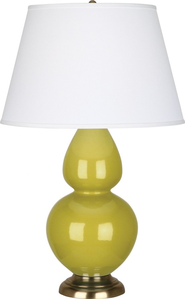 Robert Abbey Lighting-CI20X-Double Gourd - 1 Light Table Lamp-31 Inches Tall and 9.5 Inches Wide Citron Antique Brass Double Gourd - 1 Light Table Lamp-31 Inches Tall and 9.5 Inches Wide