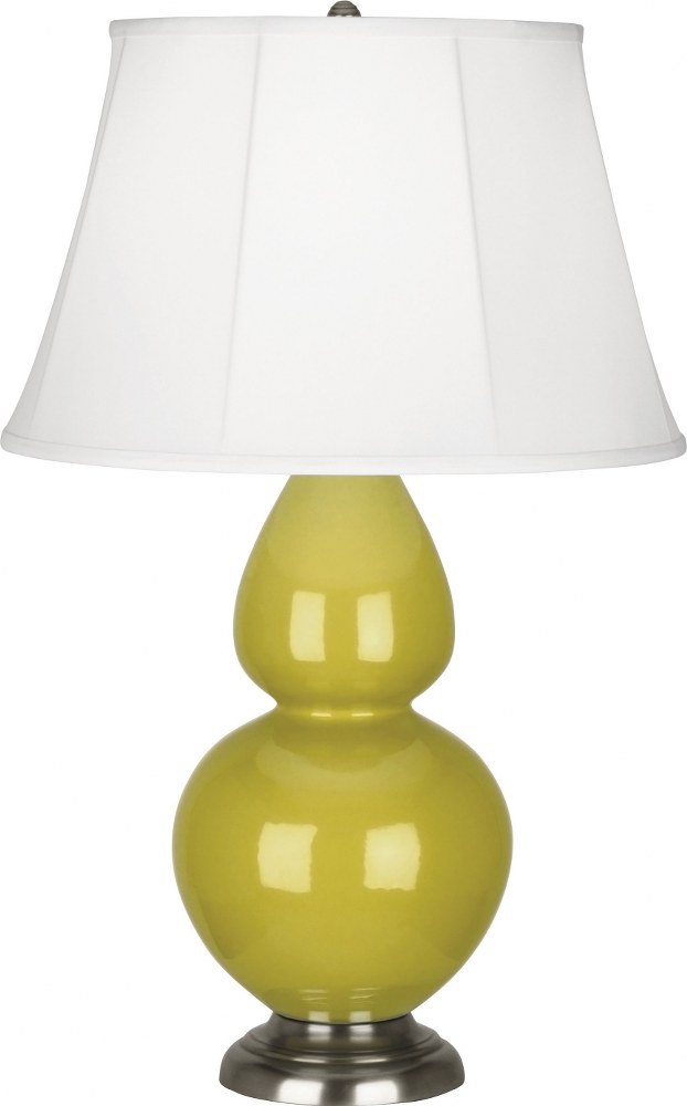 Robert Abbey Lighting-CI22-Double Gourd - 1 Light Table Lamp-31 Inches Tall and 9.5 Inches Wide Citron Antique Silver Double Gourd - 1 Light Table Lamp-31 Inches Tall and 9.5 Inches Wide