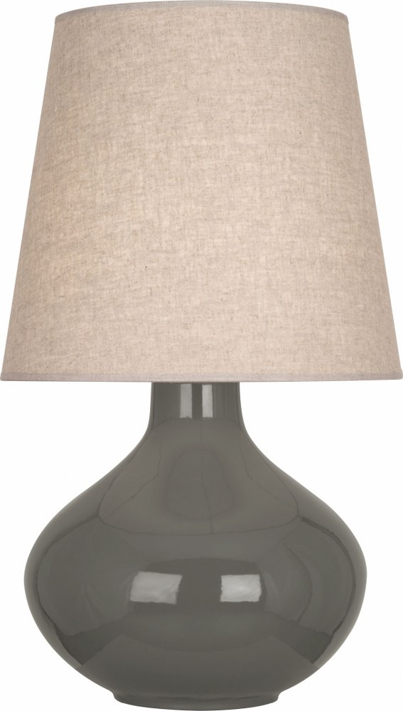 Robert Abbey Lighting-CR991-June 1-Light Table Lamp 15.75 Inches Wide and 30.75 Inches Tall Ash Buff June 1-Light Table Lamp 15.75 Inches Wide and 30.75 Inches Tall