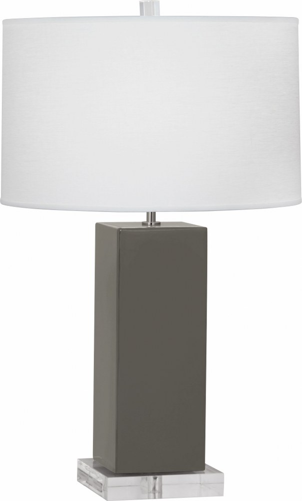 Robert Abbey Lighting-CR995-Harvey 1-Light Table Lamp 6.25 Inches Wide and 33 Inches Tall Ash  Harvey 1-Light Table Lamp 6.25 Inches Wide and 33 Inches Tall