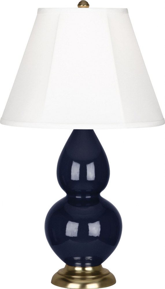 Robert Abbey Lighting-MB10-Small Double Gourd - 1 Light Accent Lamp-22.75 Inches Tall and 6 Inches Wide Midnight Blue Antique Brass Small Double Gourd - 1 Light Accent Lamp-22.75 Inches Tall and 6 Inc