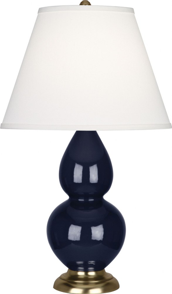 Robert Abbey Lighting-MB10X-Small Double Gourd - 1 Light Accent Lamp-22.75 Inches Tall and 6 Inches Wide Midnight Blue Antique Brass Small Double Gourd - 1 Light Accent Lamp-22.75 Inches Tall and 6 In