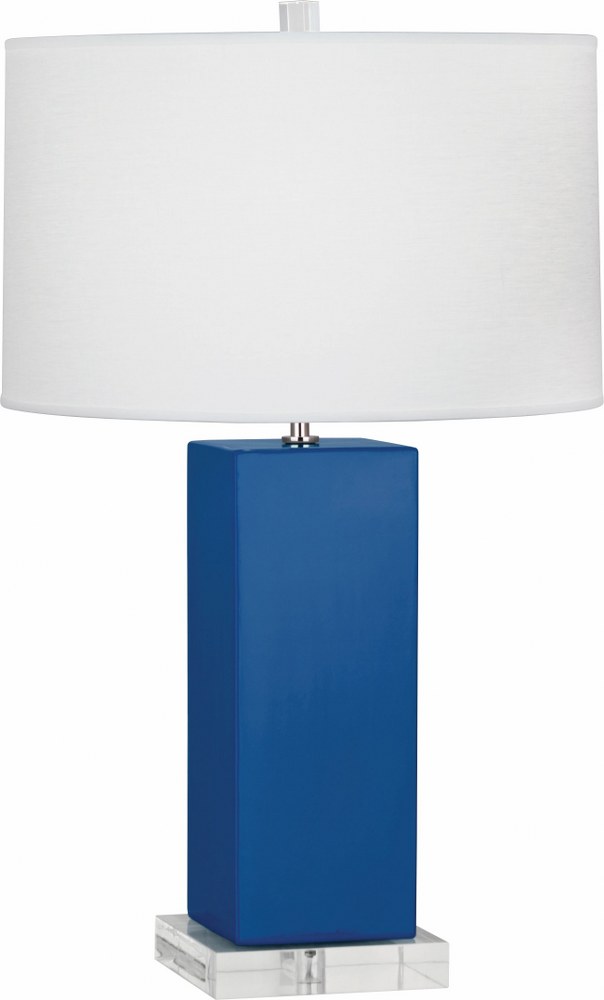 Robert Abbey Lighting-MR995-Harvey 1-Light Table Lamp 6.25 Inches Wide and 33 Inches Tall Marine Blue  Harvey 1-Light Table Lamp 6.25 Inches Wide and 33 Inches Tall