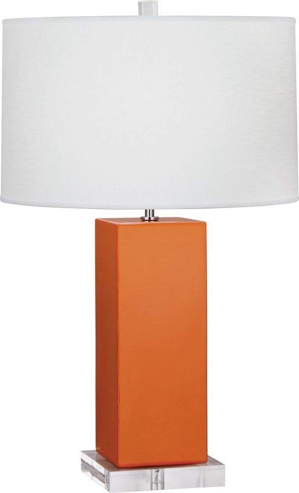 Robert Abbey Lighting-PM995-Harvey 1-Light Table Lamp 6.25 Inches Wide and 33 Inches Tall Pumpkin  Harvey 1-Light Table Lamp 6.25 Inches Wide and 33 Inches Tall