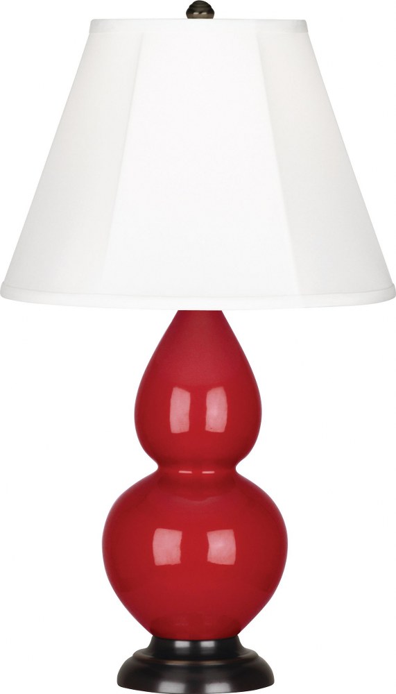 Robert Abbey Lighting-RR11-Small Double Gourd - 1 Light Accent Lamp-22.75 Inches Tall and 6 Inches Wide Ruby Red Deep Patina Bronze Small Double Gourd - 1 Light Accent Lamp-22.75 Inches Tall and 6 Inc