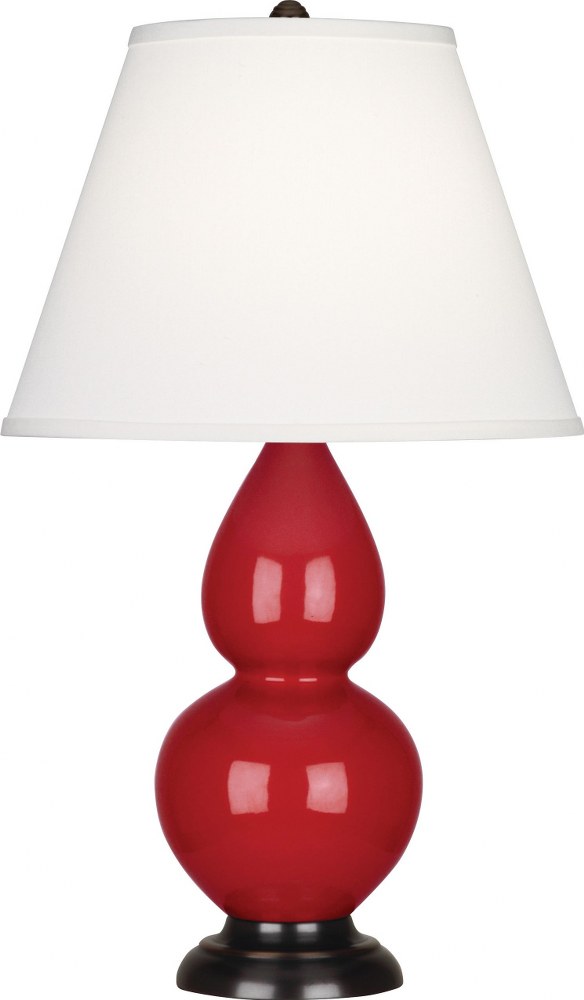 Robert Abbey Lighting-RR11X-Small Double Gourd - 1 Light Accent Lamp-22.75 Inches Tall and 6 Inches Wide Ruby Red Deep Patina Bronze Small Double Gourd - 1 Light Accent Lamp-22.75 Inches Tall and 6 In