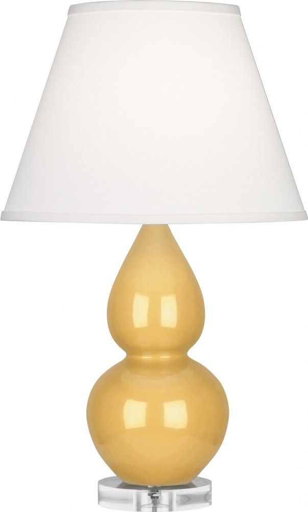 Robert Abbey Lighting-SU13X-Small Double Gourd 1-Light Accent Lamp 6 Inches Wide and 22 Inches Tall Sunset Pearl Small Double Gourd 1-Light Accent Lamp 6 Inches Wide and 22 Inches Tall