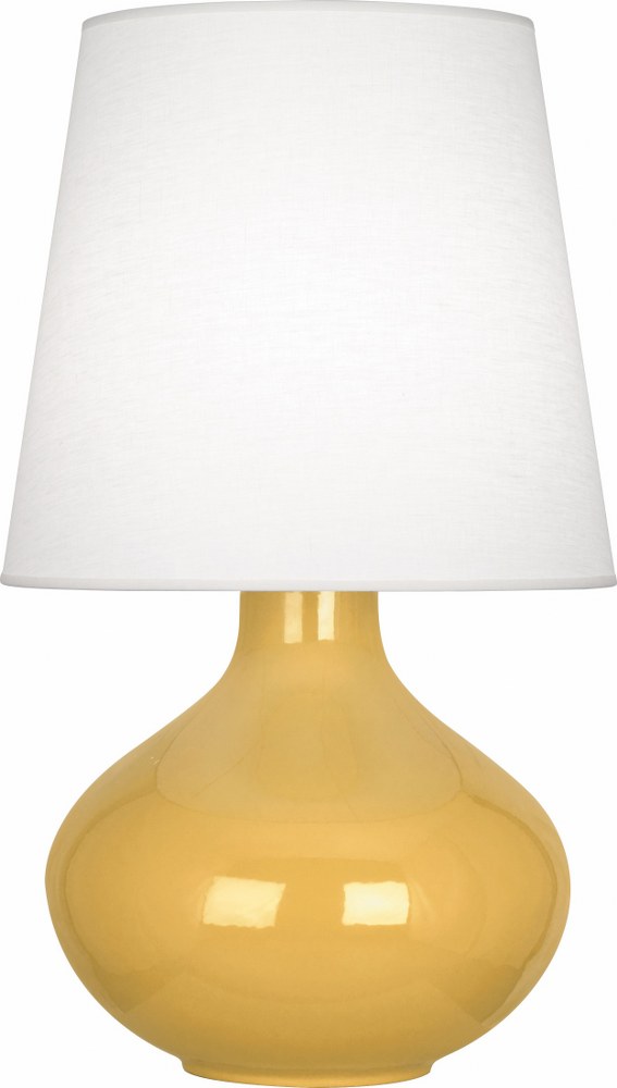 Robert Abbey Lighting-SU993-June 1-Light Table Lamp 15.75 Inches Wide and 30.75 Inches Tall Sunset Oyster June 1-Light Table Lamp 15.75 Inches Wide and 30.75 Inches Tall