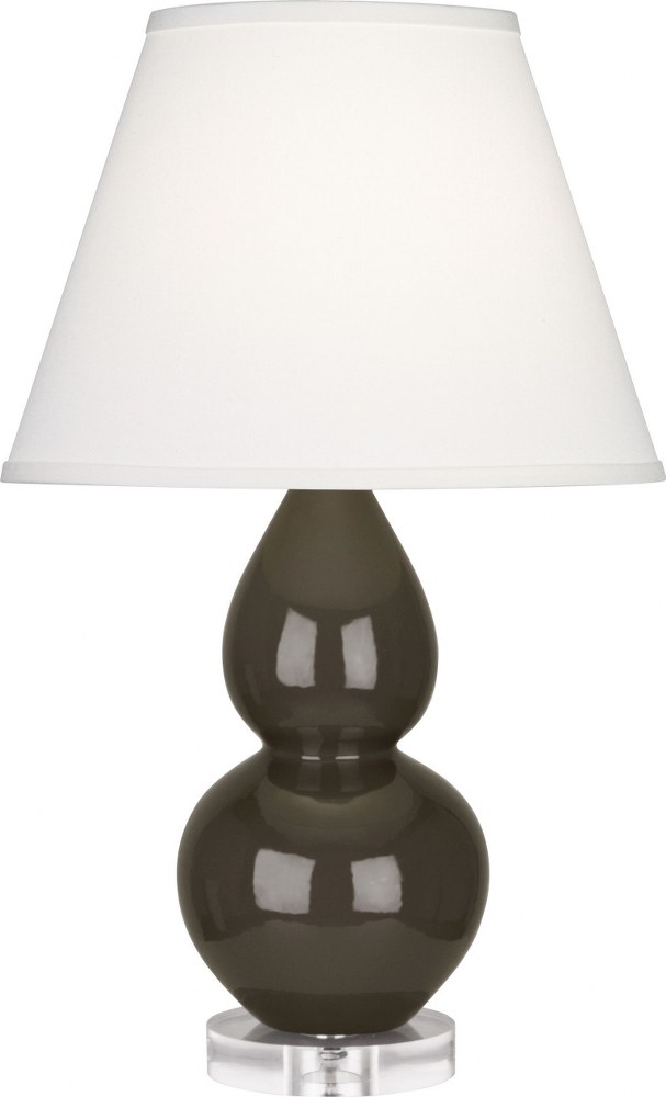 Robert Abbey Lighting-TE13X-Small Double Gourd 1-Light Accent Lamp 6 Inches Wide and 22 Inches Tall Brown Tea Pearl Small Double Gourd 1-Light Accent Lamp 6 Inches Wide and 22 Inches Tall