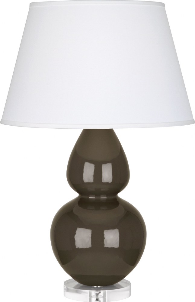 Robert Abbey Lighting-TE23X-Double Gourd 1-Light Table Lamp 30 Inches Tall Brown Tea Pearl Double Gourd 1-Light Table Lamp 30 Inches Tall