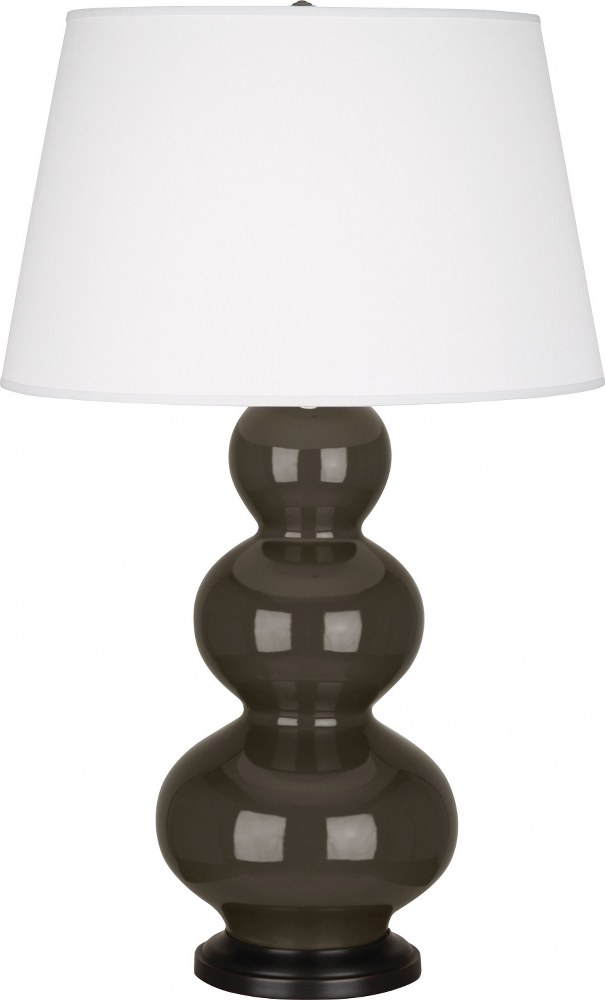 Robert Abbey Lighting-TE41X-Triple Gourd - 1 Light Table Lamp-32.75 Inches Tall and 10 Inches Wide Brown Tea Deep Patina Bronze Triple Gourd - 1 Light Table Lamp-32.75 Inches Tall and 10 Inches Wide