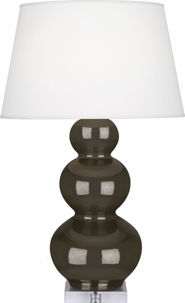 Robert Abbey Lighting-TE43X-Triple Gourd 1-Light Table Lamp 10 Inches Wide and 33 Inches Tall Brown Tea  Triple Gourd 1-Light Table Lamp 10 Inches Wide and 33 Inches Tall