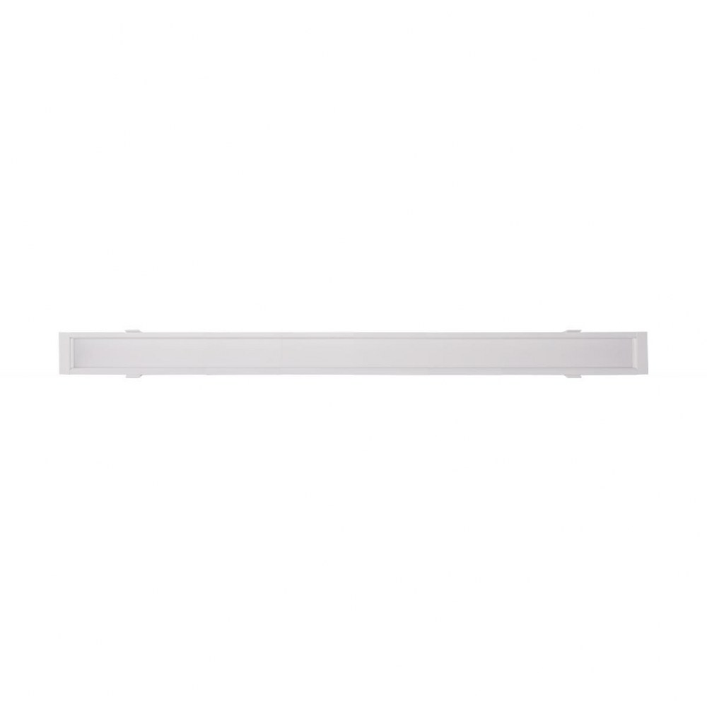 Satco-S11724-ColorQuick - 48 Inch 40W LED Adjustable CCT Direct Wire Linear Downlight   White Finish