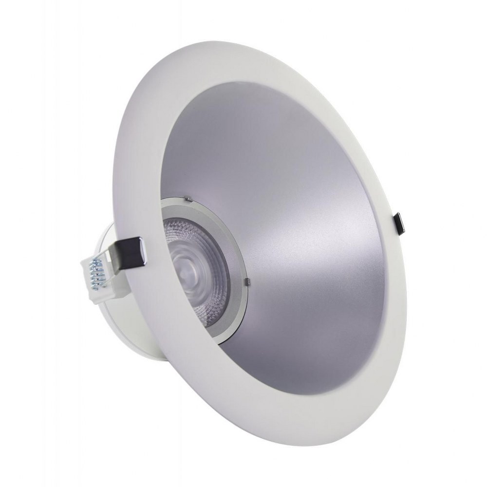 Satco-S11814-ColorQuick - 4 Inch 14.5W LED CCT Selectable Commercial Downlight 5000 White White Finish
