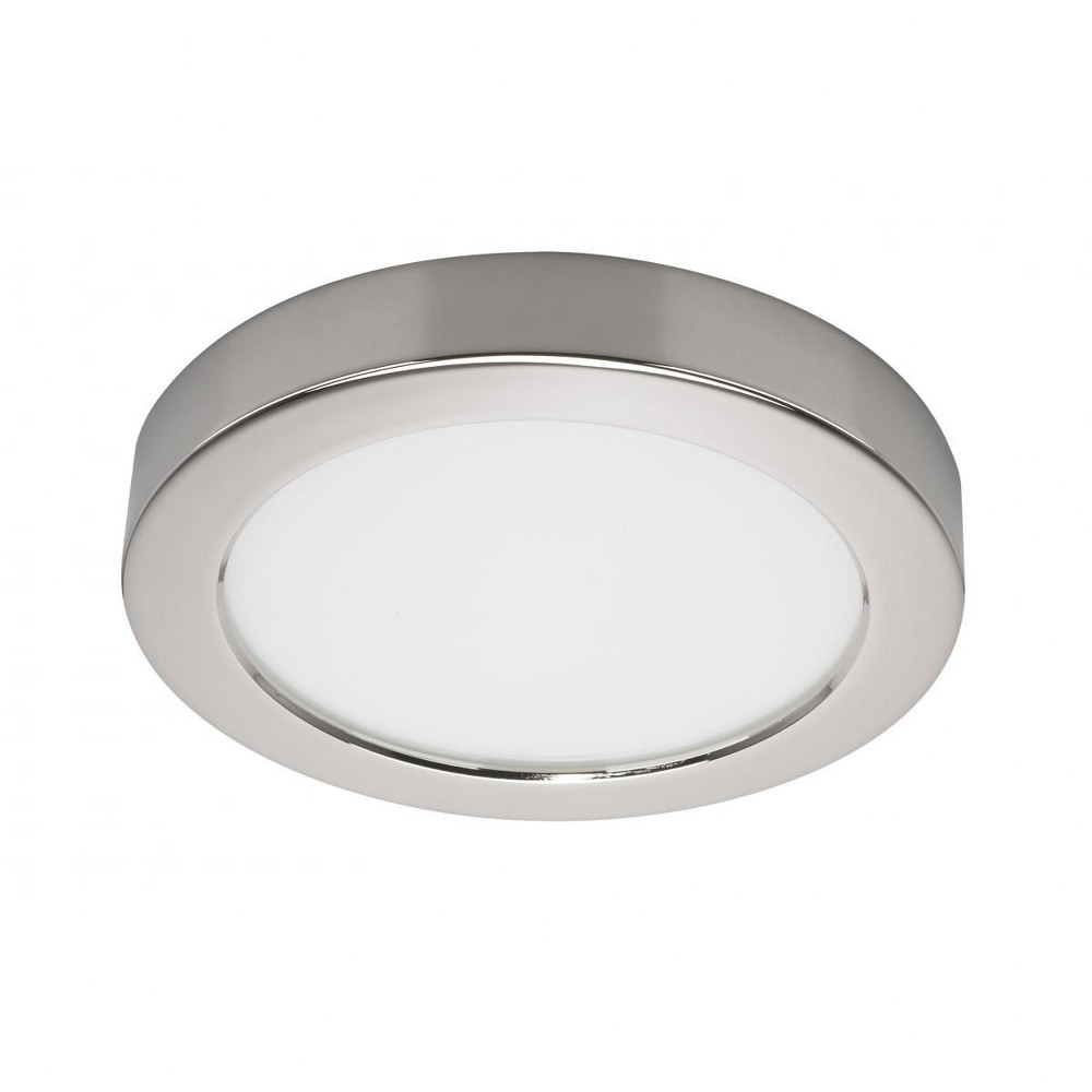 Satco-S21527-Blink - 7 Inch 13.5W 1 LED Round Flush Mount 3000 Polished Chrome Blink - 7 Inch 13.5W 1 LED Round Flush Mount